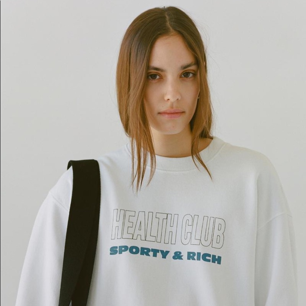 Sporty & Rich Health Club Sweatshirt BRAND NEW